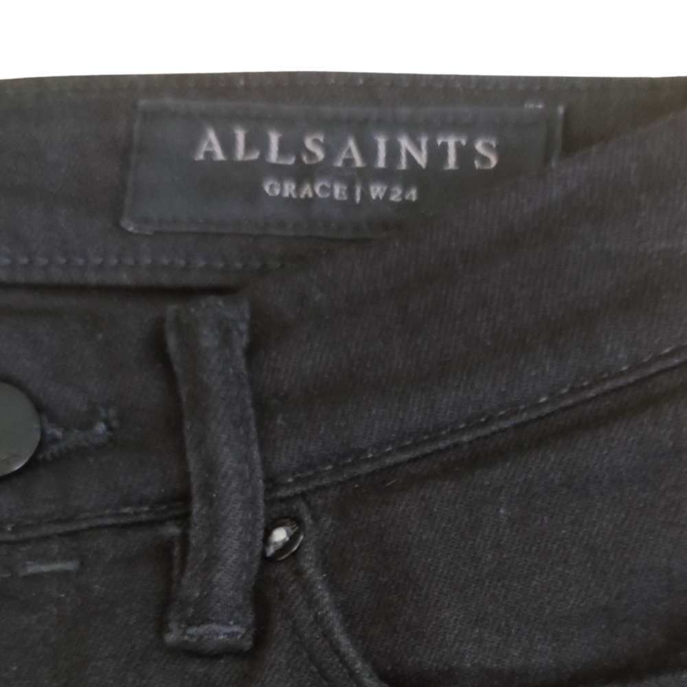 All Saints Black Skinny Jeans with Modern Fit - Picture 8 of 8
